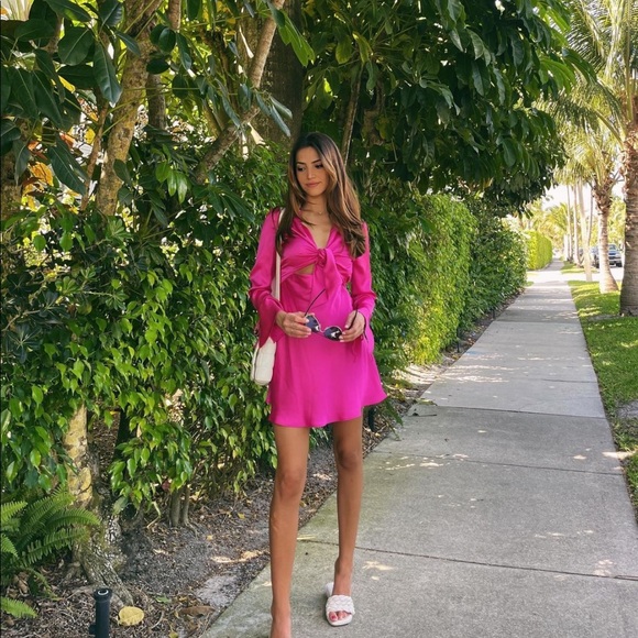 Zara SATIN EFFECT MINI DRESS - Picture 16 of 16